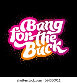 perfect design element for t-shirt, flyer, banner, poster. Vector art. Lettering collection.