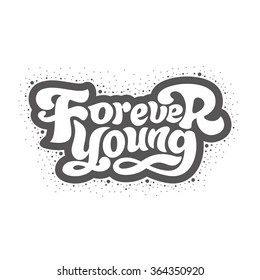 perfect design element for t-shirt, postcard, flyer, banner, poster. Vector art. Lettering collection.