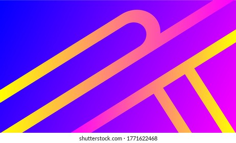 gradiente de diseño perfecto RGB envuelto en un diseño abstracto. perfecto para papel de pared y diseño gráfico
