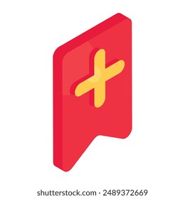 Perfect design icon of add bookmark