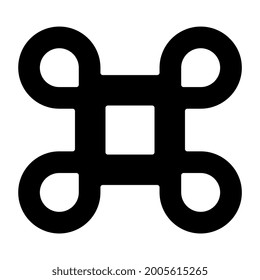 Ein perfektes Design-Symbol für Architektur 