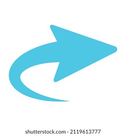 Un icono de diseño perfecto de flecha 

