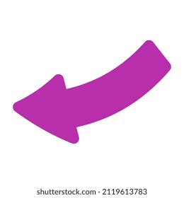Un icono de diseño perfecto de flecha 

