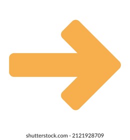 Ein perfektes Design-Symbol für den Pfeil 

