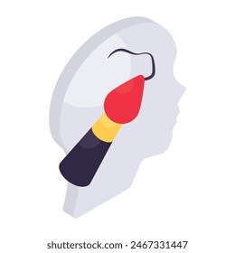 Perfect design icon of artistic mind