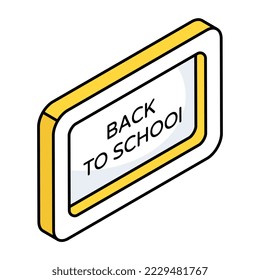Perfect design icon of back to school 