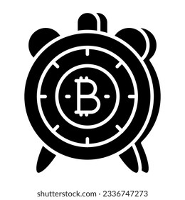 Perfect design icon of bitcoin investment time 