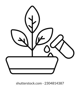 Perfect design icon of botanical flask 