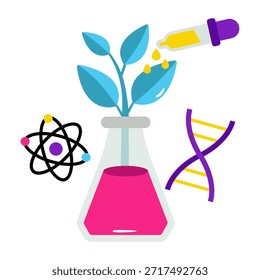 Icono de diseño perfecto del frasco botánico 