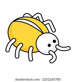A perfect design icon of bug