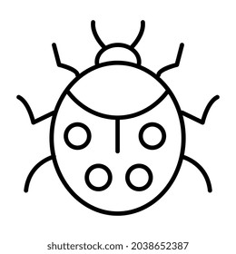 Un icono de diseño perfecto del virus de fallos