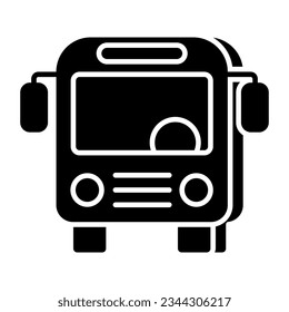 Un icono de diseño perfecto del bus
