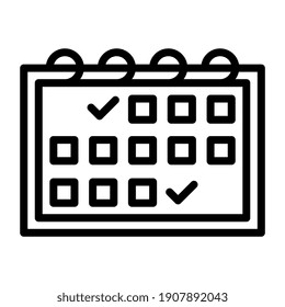       A perfect design icon of calendar 