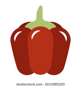 A perfect design icon of capsicum