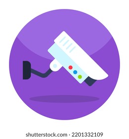Un icono de diseño perfecto de la cámara cctv 
