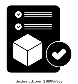 Perfect design icon of checklist