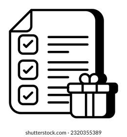 Perfect design icon of checklist