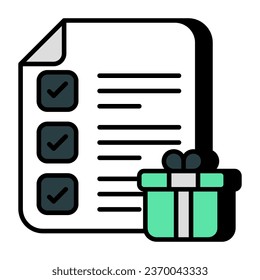Perfect design icon of checklist