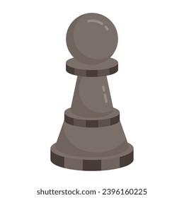 A perfect design icon of chess pawn

