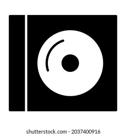 Un icono de diseño perfecto para un disco compacto