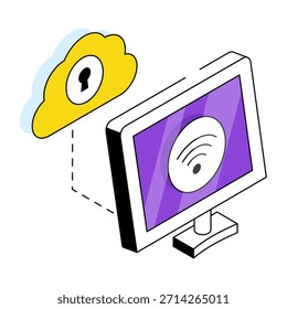 Icono de diseño perfecto del dispositivo conectado 