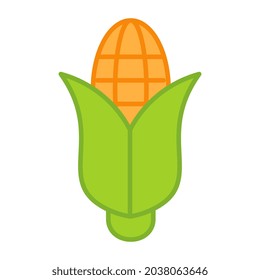 Ein perfektes Design-Symbol für Maiskolben