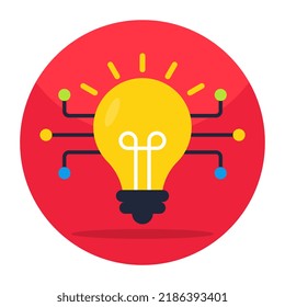 Icono de diseño perfecto de la idea creativa