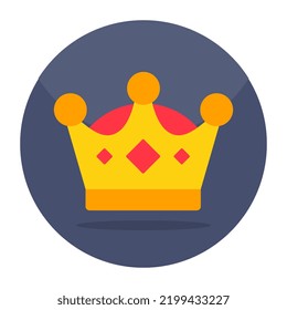 Icono de diseño perfecto de la corona