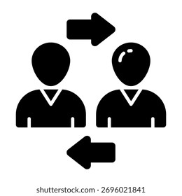 Icono perfecto del diseño de la transferencia del Cliente 