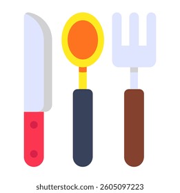 Perfect design icon of cutlery