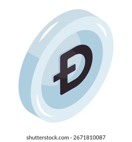 Ícone de design perfeito de moeda traço