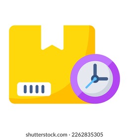 Perfect design icon of delivery time