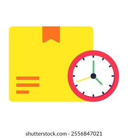 Perfect design icon of delivery time
