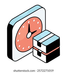 Perfect design icon of delivery time
