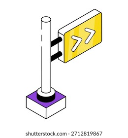 Icono de diseño perfecto del tablero de dirección