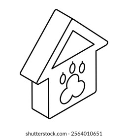 Perfect design icon of dog house