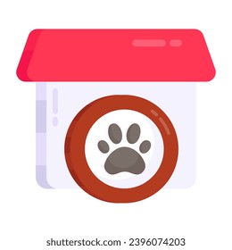 Perfect design icon of doghouse 

