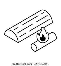 Icono de diseño perfecto de la chimenea 