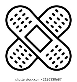 Perfect design icon of first aid bandages

