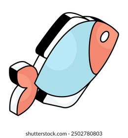 Icono de diseño perfecto de peces
