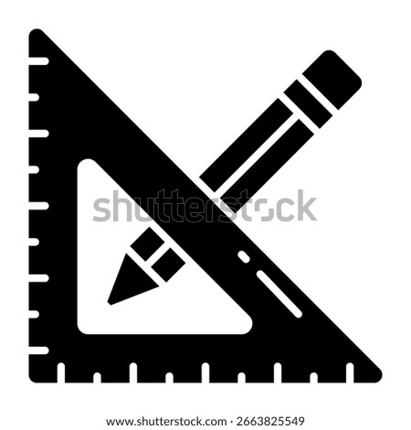 Perfect design icon of geometry equipment