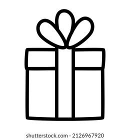 Icono de diseño perfecto de la caja de regalo

