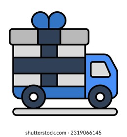 Perfect design icon of gift delivery 