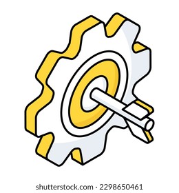 A perfect design icon goal setting 
