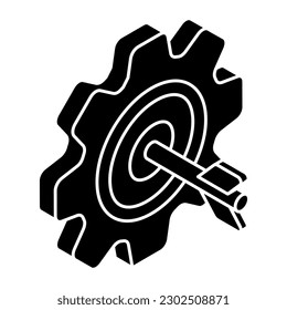 Ajuste de objetivos de iconos de diseño perfecto 