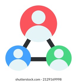 Icono de diseño perfecto del grupo

