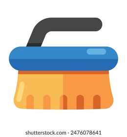 Icono de diseño perfecto de cepillo de mano