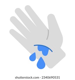 Perfektes Design-Symbol mit Handschnitt