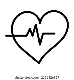 Icono de diseño perfecto del corazón

