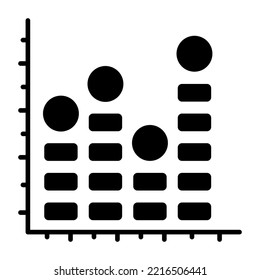 Perfect Design Icon Of Histogram Chart 